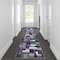 Flash Furniture Purple 2' x 10' Modern Color Blocked Area Rug ACD-RGTRZ861-210-PU-GG - alternate 1